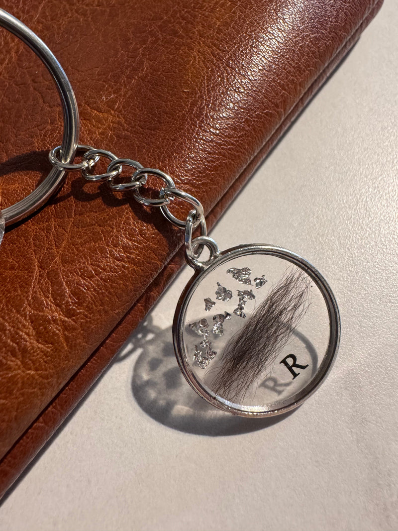 Porte-clés à personnaliser (avec vos crins/poils/plumes)