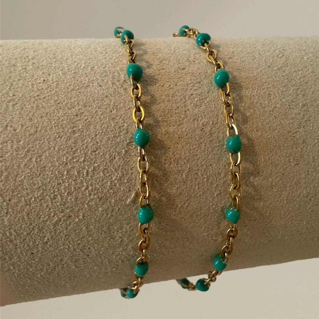 Bracelet double - Vert