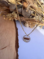 Collier SOUVENIR (avec les crins, poils ou plumes de votre animal)