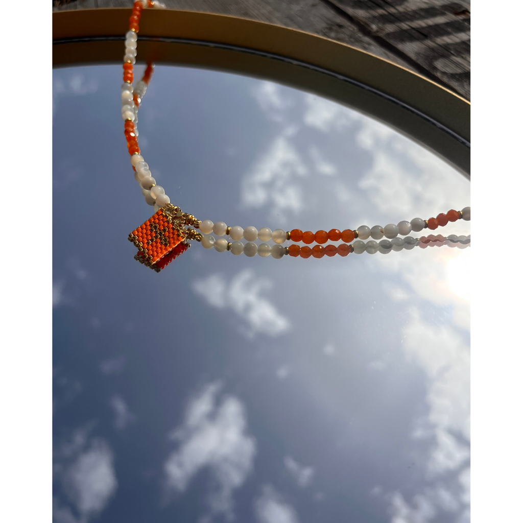 Collier Sao - pendentif croix