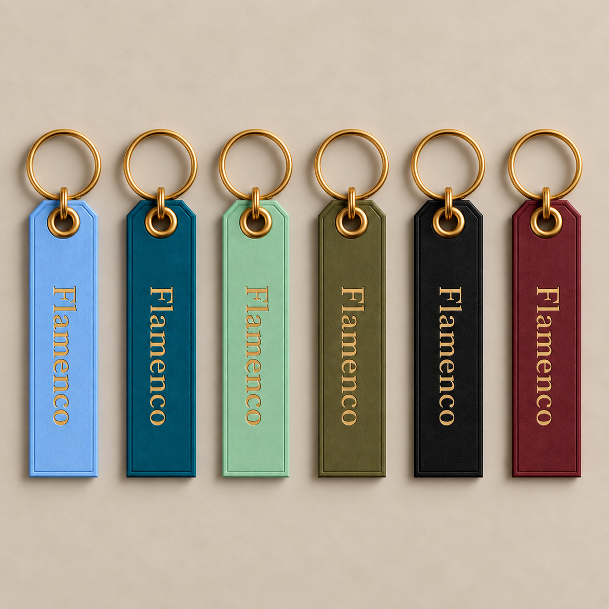 Porte clefs en CUIR - Atelier M