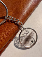 Porte clefs ÉTERNEL (avec les crins, poils ou plumes de votre animal)