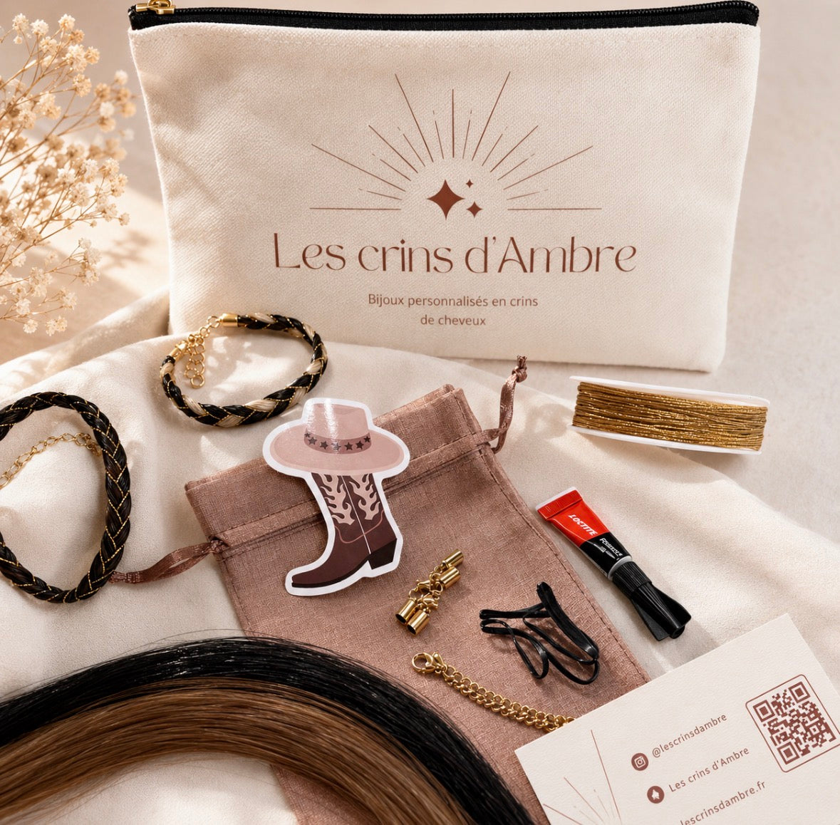 Kit DIY - Bracelet en crins de cheval
