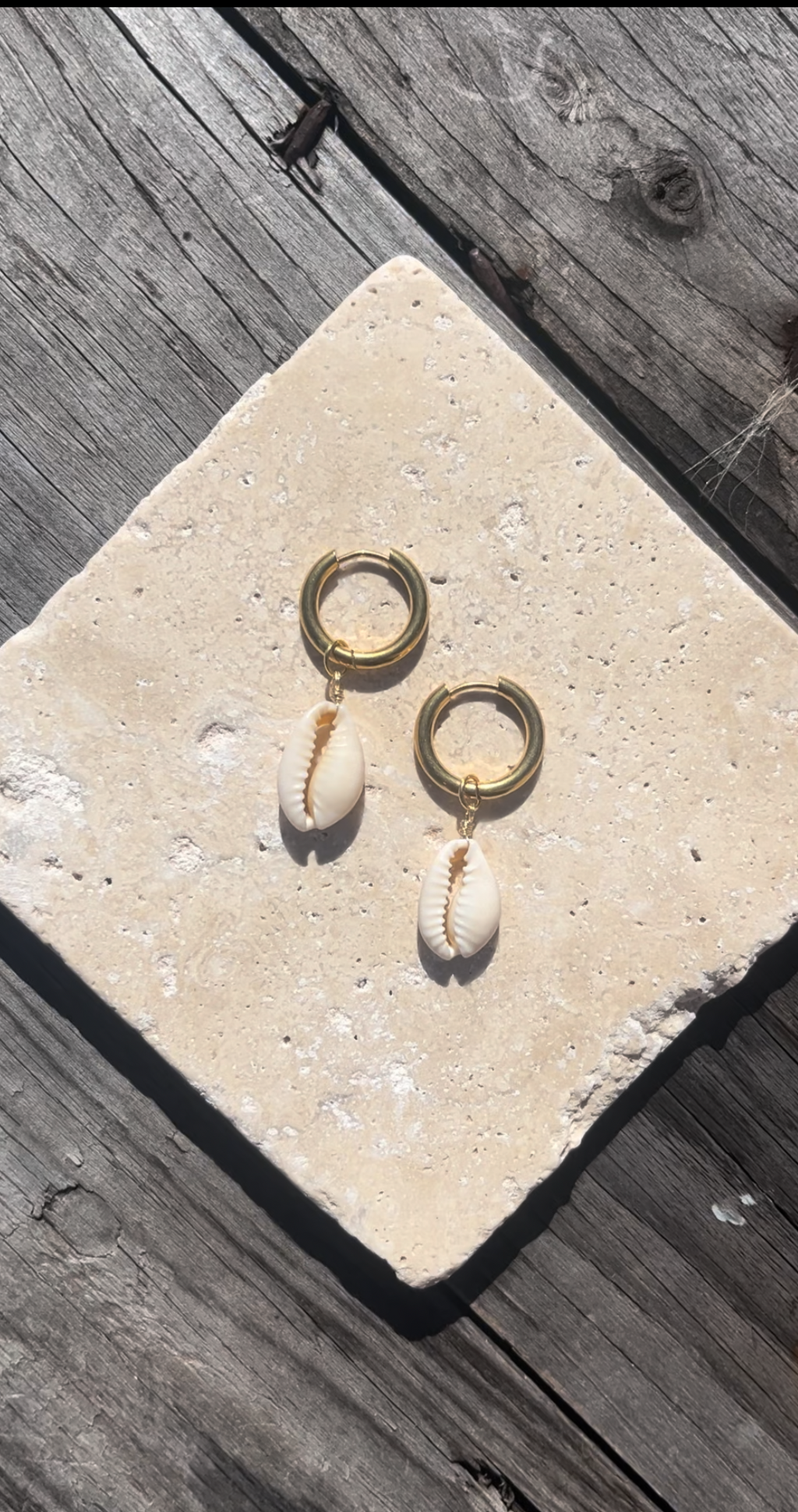 Boucles d'oreilles Cauri baby