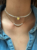 Collier Fanou - Blanc