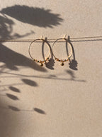 Boucles d'oreilles Fanou - Coffee