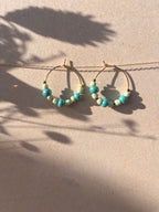 Boucles d'oreilles Fanou - Emerald