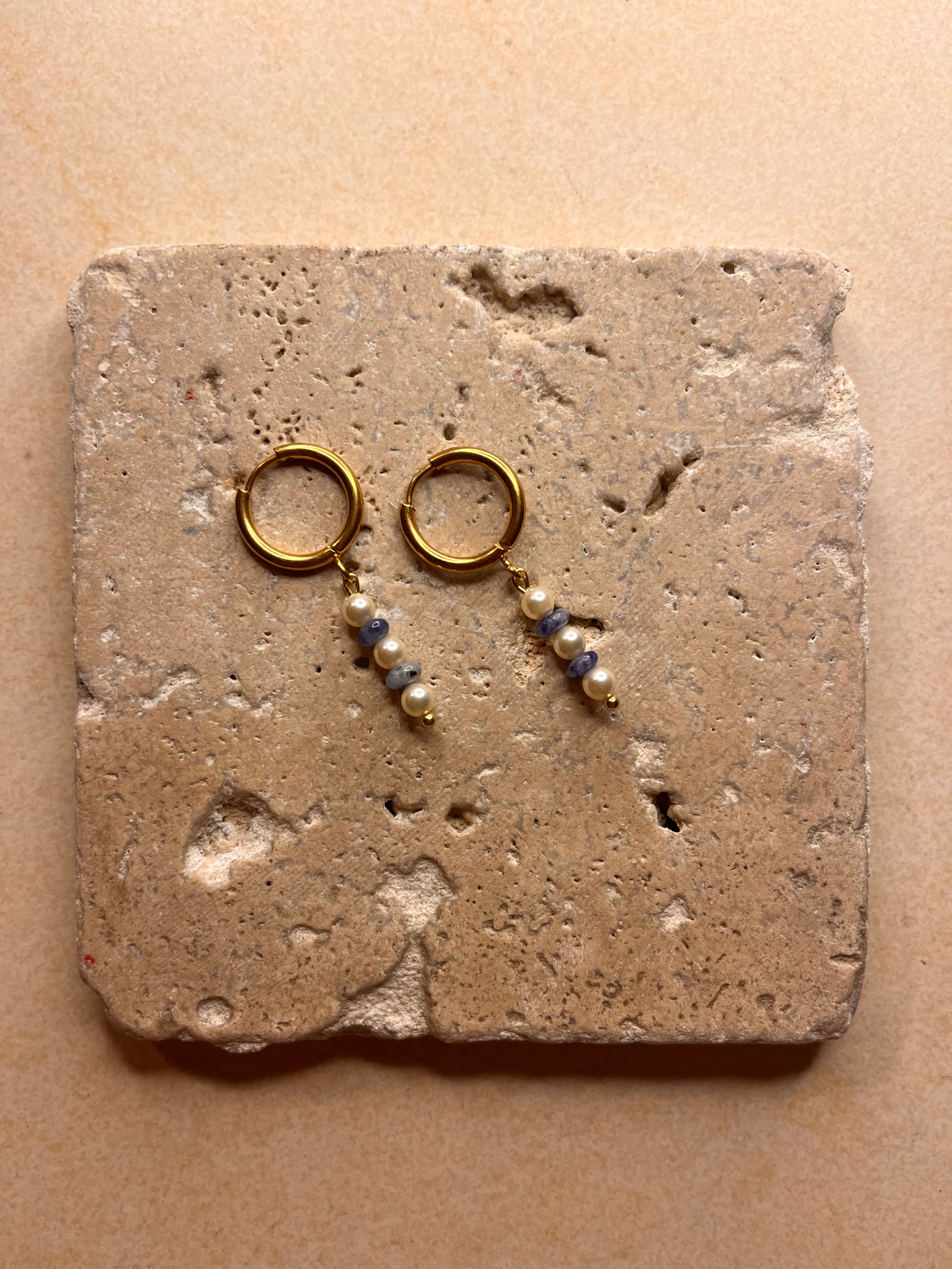 Boucles d'oreilles Mareeba - Lapis Lazuli