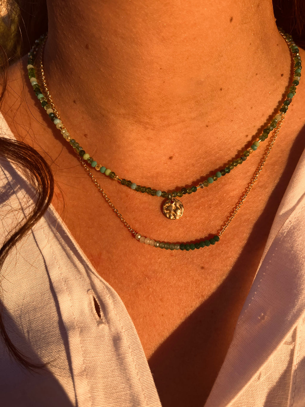 Collier Fanou - Vert