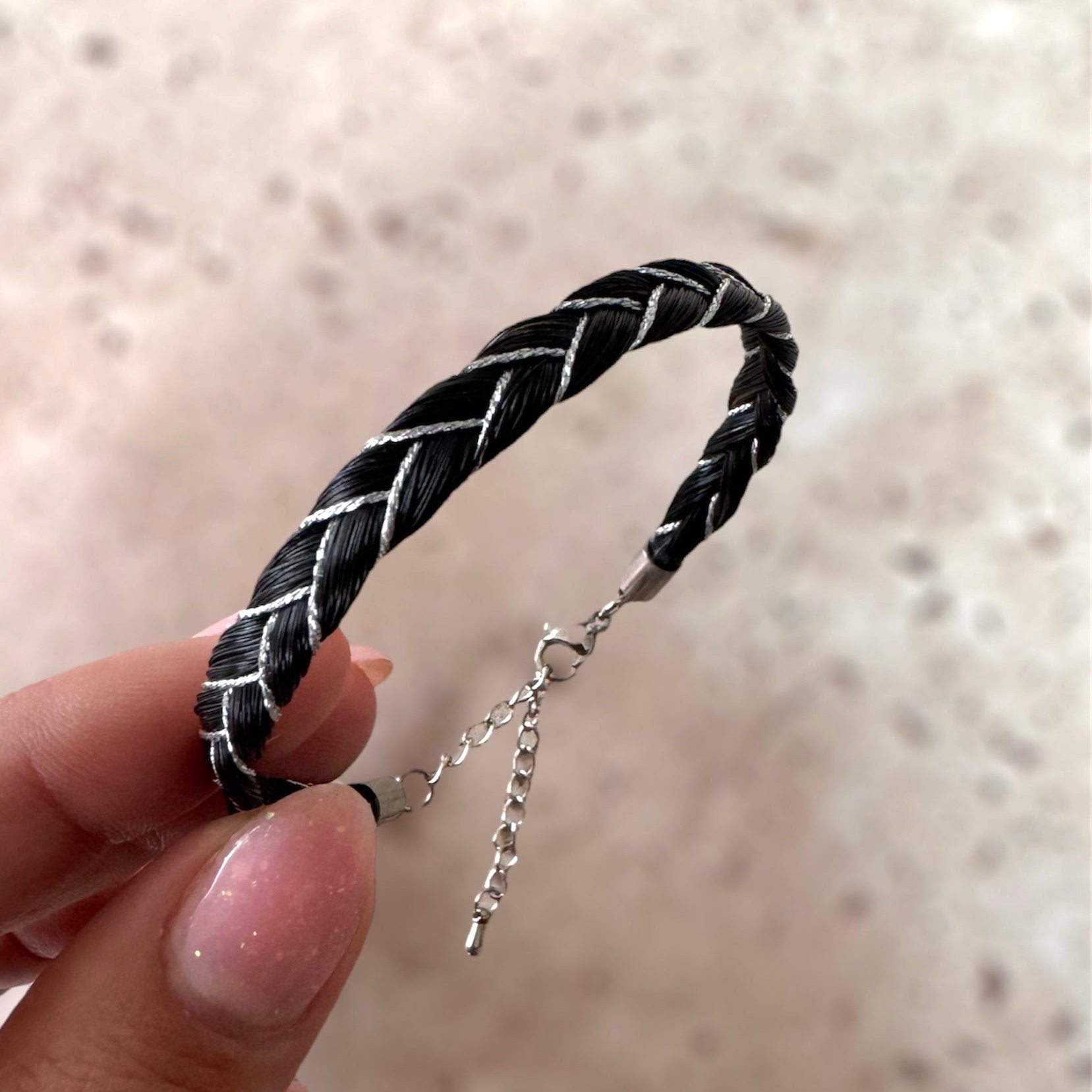 Bracelet en crins à personnaliser (homme & femme)