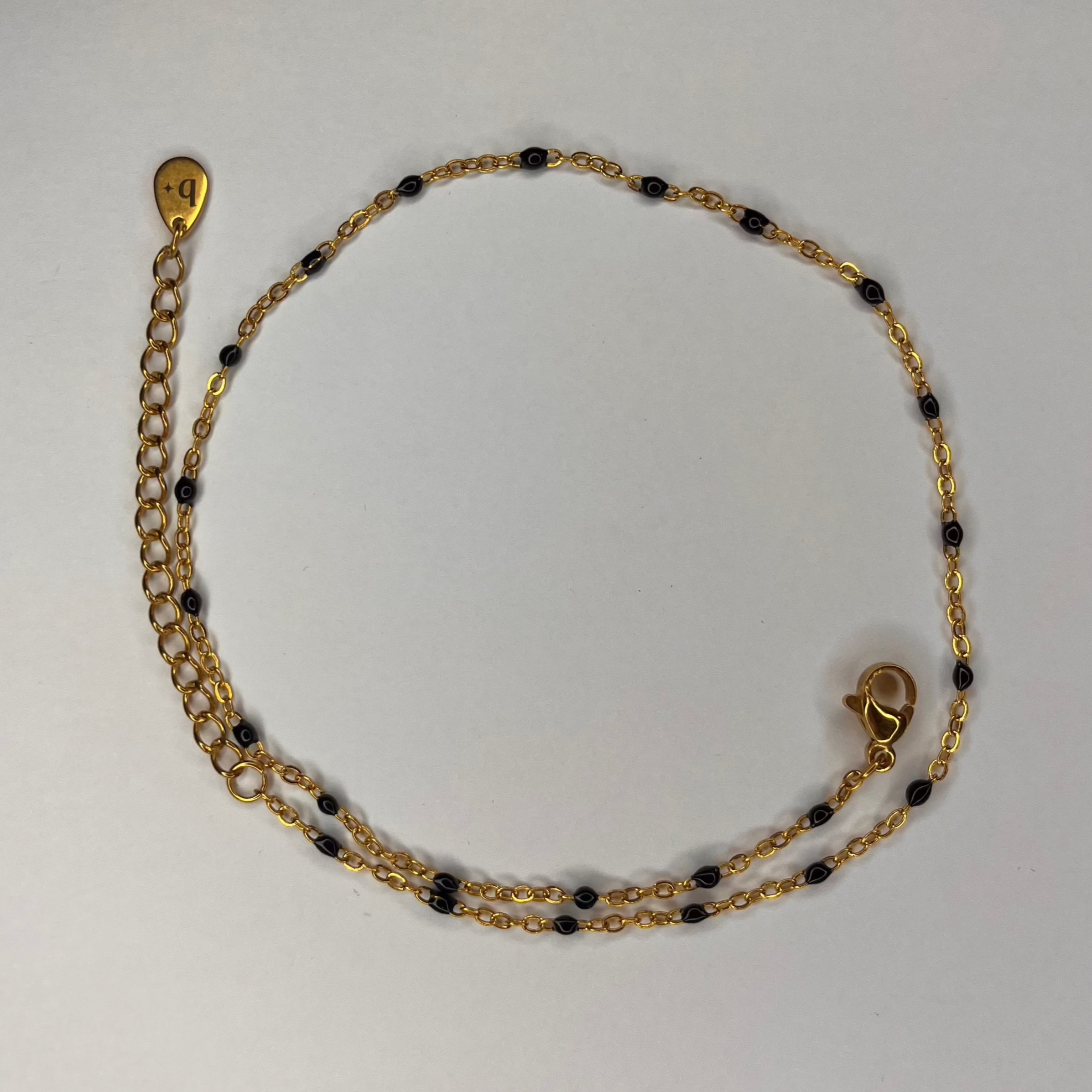 Bracelet double - Noir