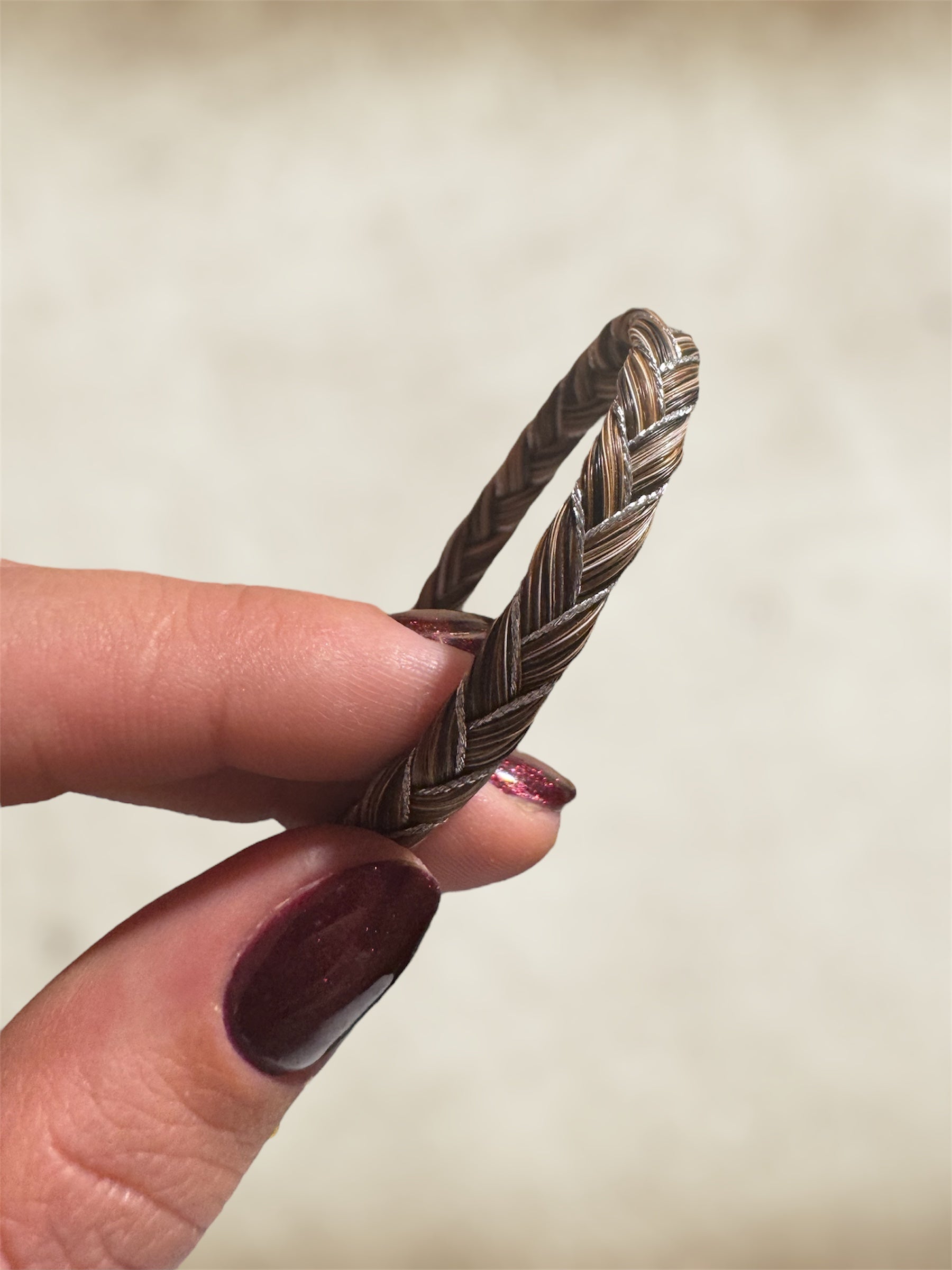 Bracelet en crins à personnaliser (homme & femme)