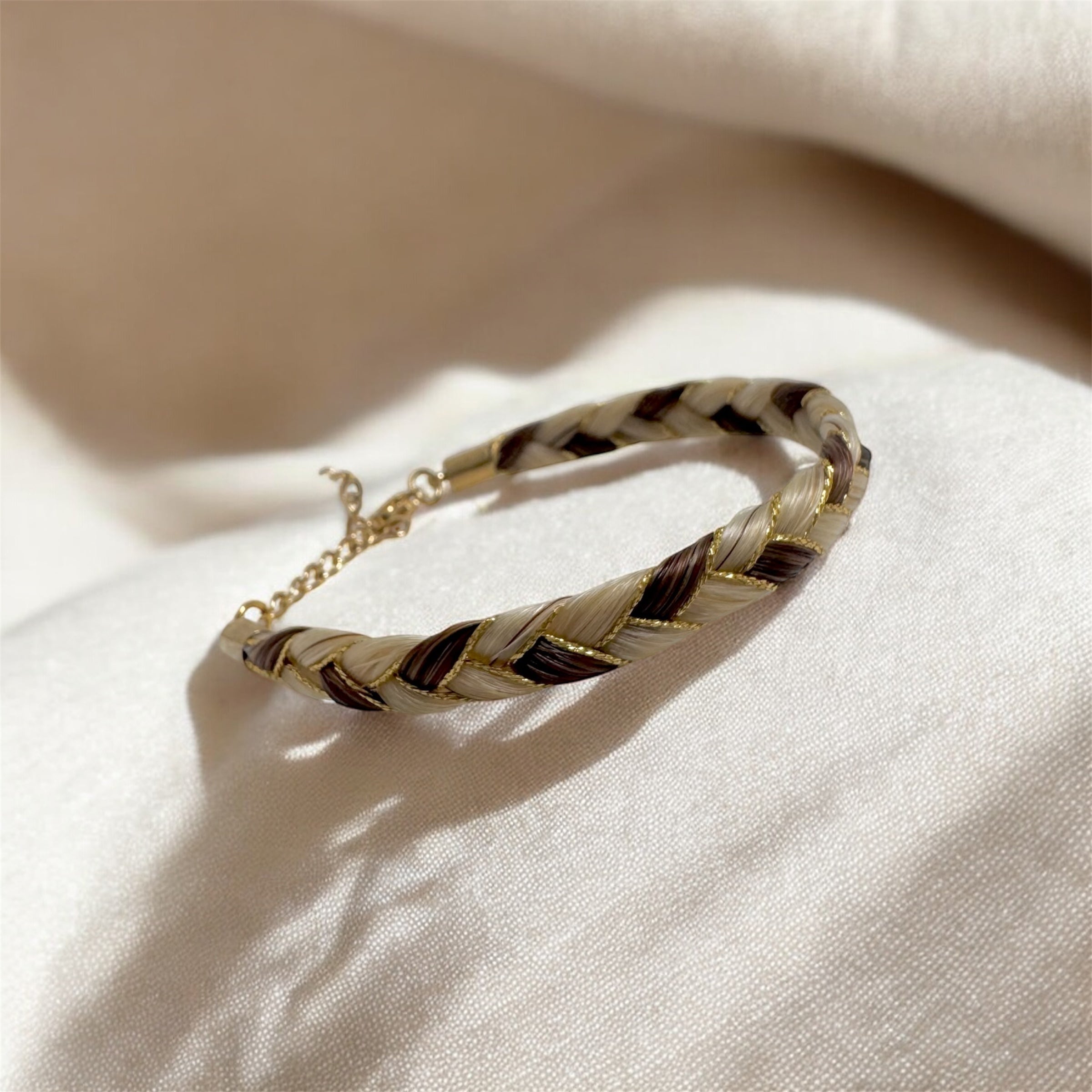 Bracelet tréssé en crins (homme & femme)