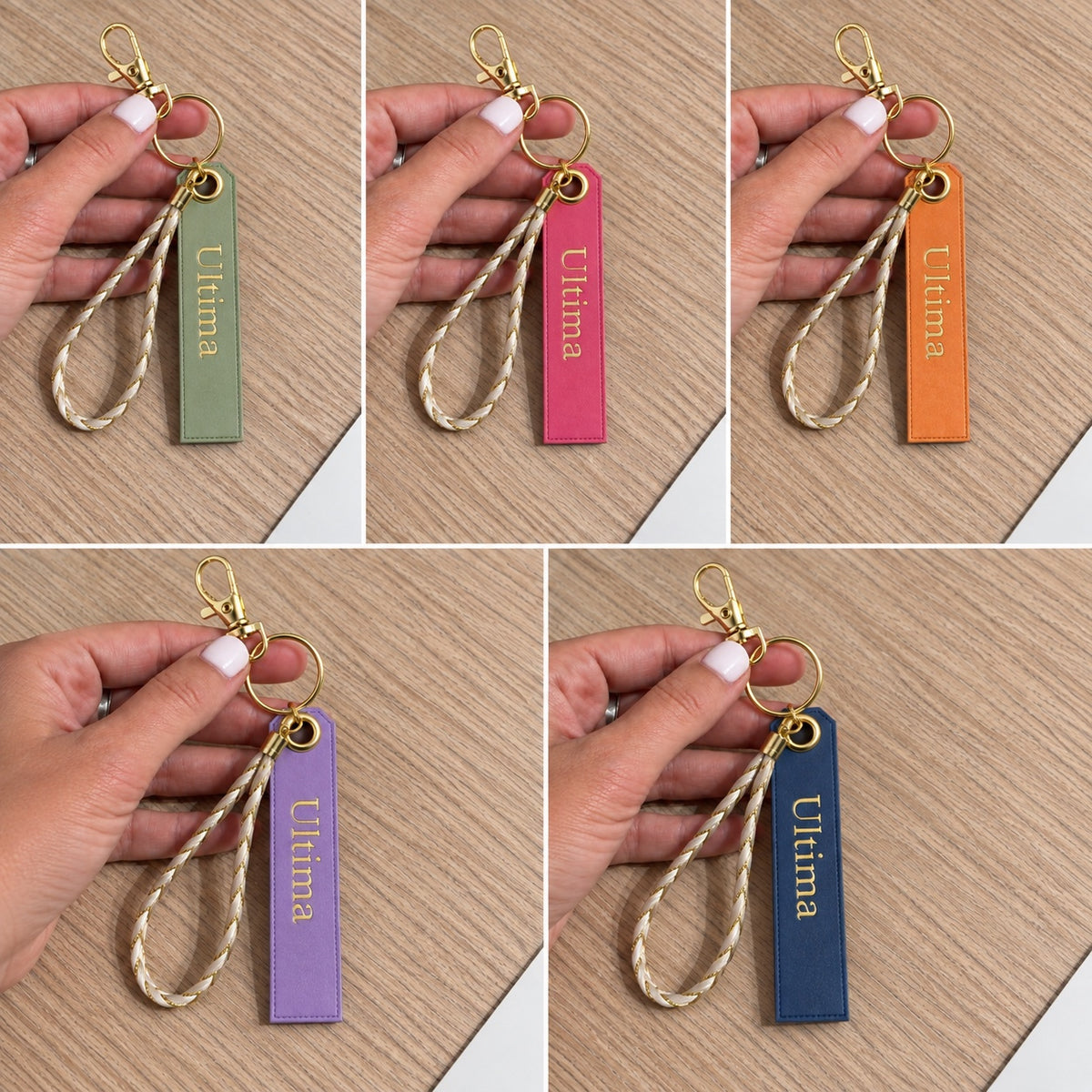 Porte clefs CUIR & CRINS (avec les crins de votre cheval)